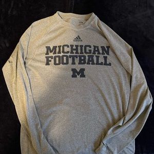Adidas Michigan Football Long sleeve size M